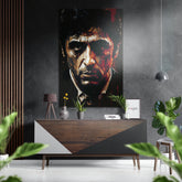Al Pacino Brushed Aluminum Dibond Wall Art.